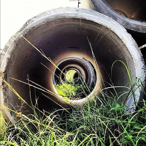 Ig Poster featuring the photograph Abandoned Water Pipes by OpɹᏌnpǝ 