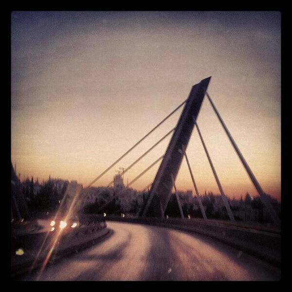 Bridge Poster featuring the photograph Abdoun Bridge, Jordan - Amman by Abdelrahman Alawwad