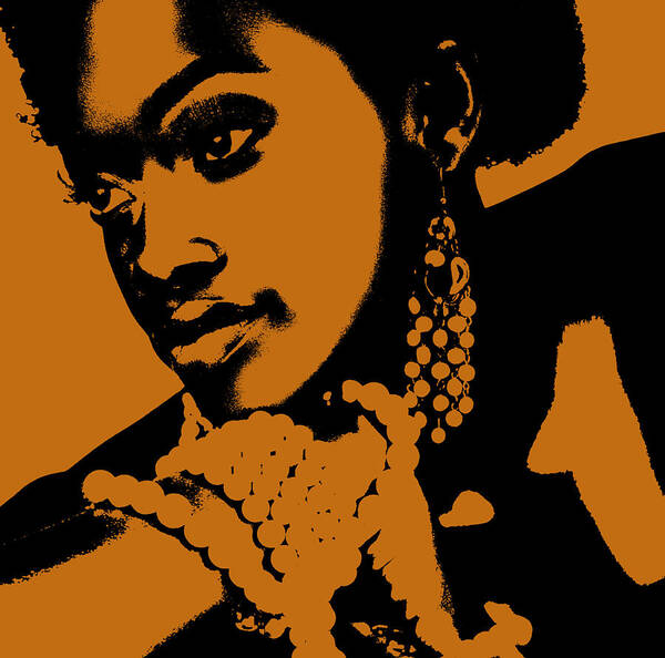 African Poster featuring the photograph Aisha by Naxart Studio