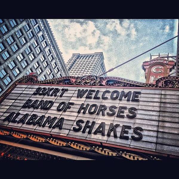  Poster featuring the photograph Band Of Horses & Alabama Shakes by Art Rummery