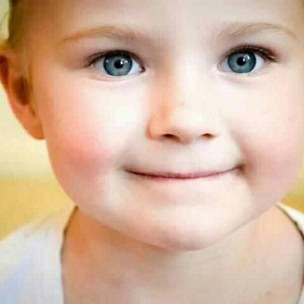 Beautiful Poster featuring the photograph #blueeyes #blue #eyes #pretty #cute by Becca Watters