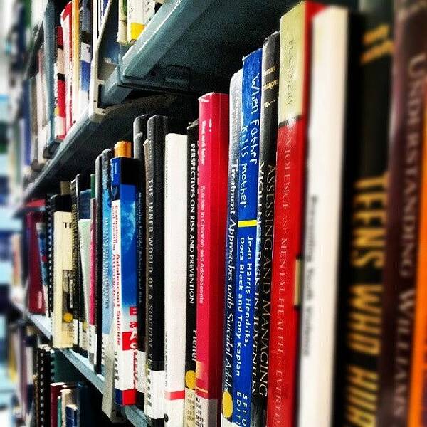 Exam Poster featuring the photograph #books #instagram #study #library by Shamoon Sabig