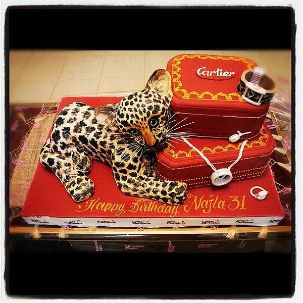 Cakes Poster featuring the photograph Cartier#webstagram #follow #riyadh by Naif Alasmari