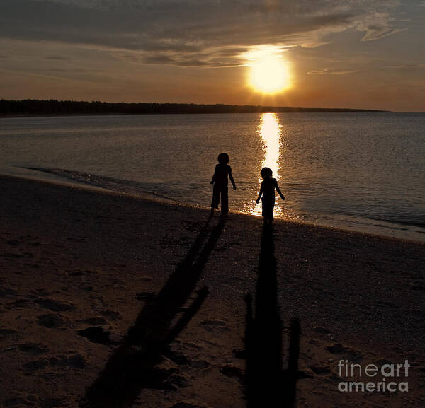 Silhouette Poster featuring the photograph Casting Shadows by Terry Doyle
