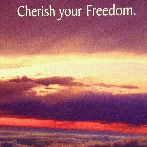  Poster featuring the photograph Cherish freedom by Harman Kaur