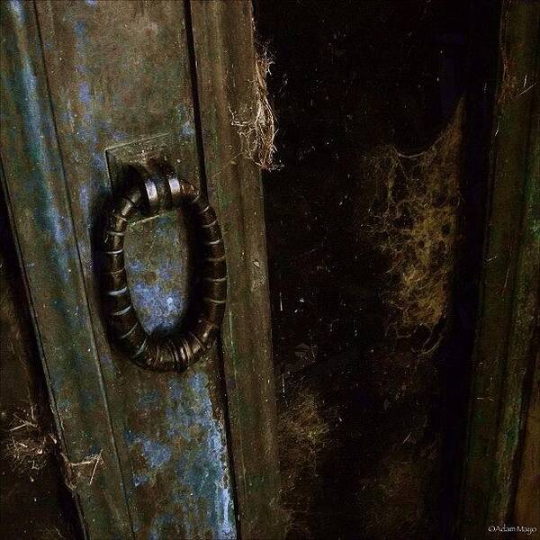 Instagrammer Poster featuring the photograph Crypt Door - Come In For Eternity by Photography By Boopero