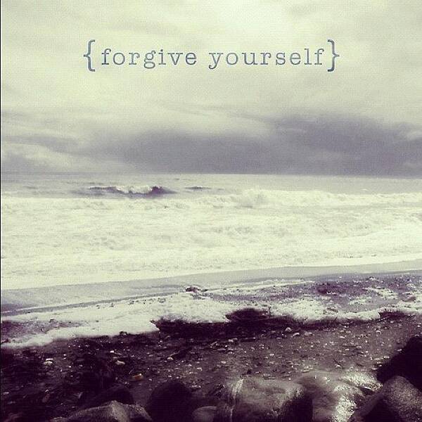 Art Poster featuring the photograph Forgive Yourself. By Fernanda Fontenelle by Fernanda Fontenelle