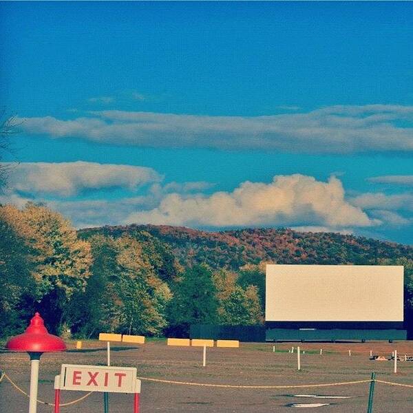 Mountains Poster featuring the photograph Garden Drive-in In Hunlock Creek by John Robinson