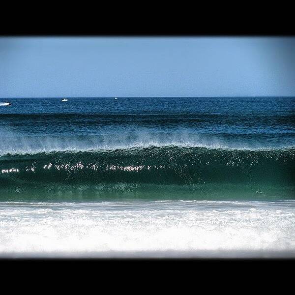 Surf Poster featuring the photograph Hossegor France. June by Brad James