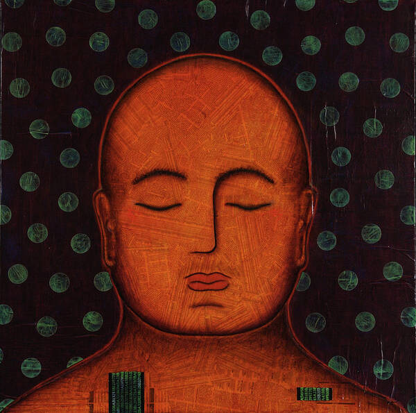 Buddha Poster featuring the painting Inner Visions by Gloria Rothrock