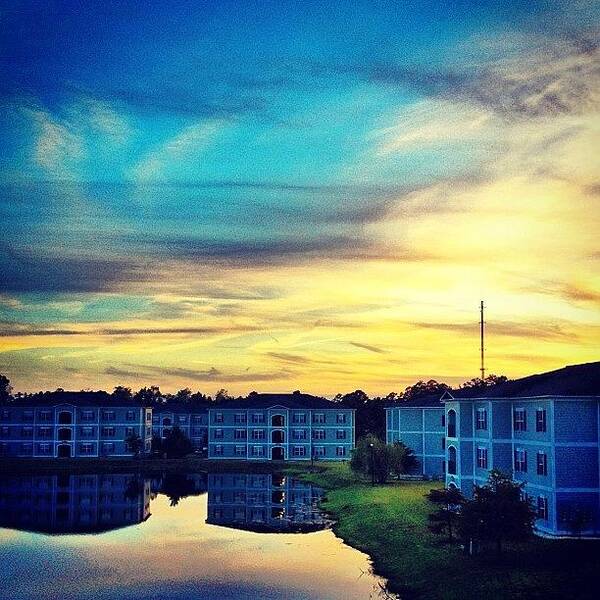 Ccu Poster featuring the photograph Last Nights #sky #ccu by Katie Williams