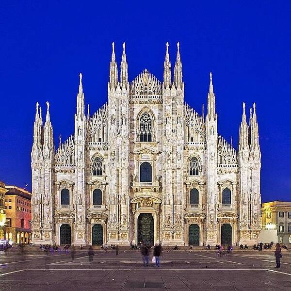 Instawonders Poster featuring the photograph Milan Cathedral (italian: Duomo Di by Tommy Tjahjono