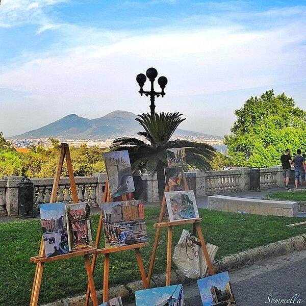 Sunset Poster featuring the photograph Napoli Italia 2012 by Gianluca Sommella