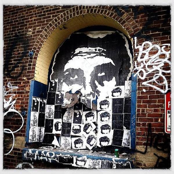 Wheatpaste Poster featuring the photograph Obey Giant by Natasha Marco