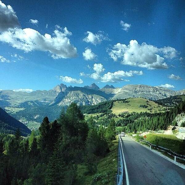 Beautiful Poster featuring the photograph On My Way Down From The Dolomites by Michael Gitsis