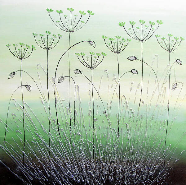 Allium Poster featuring the painting Pursuit by Amanda Dagg