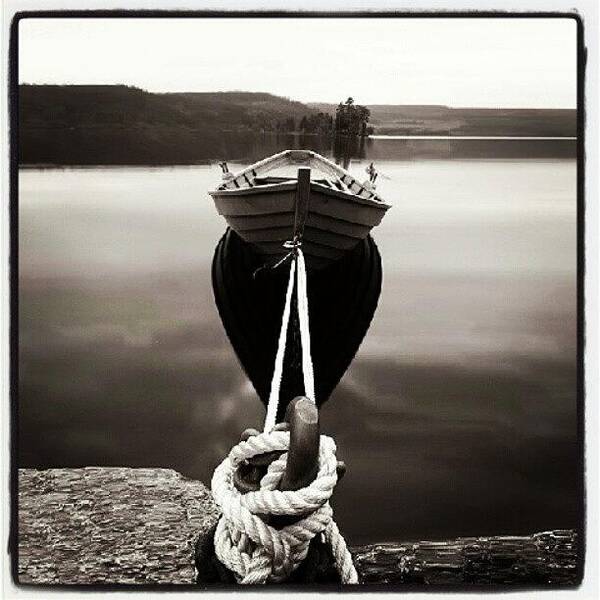 Summer Poster featuring the photograph Quiet Water #quiet #boat #webstagram by Thomas Berger