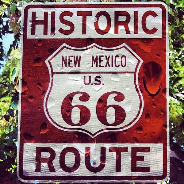  Poster featuring the photograph Route 66 by Luisa Azzolini