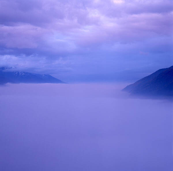 Mountains Poster featuring the photograph Sea of clouds by Ulrich Kunst And Bettina Scheidulin