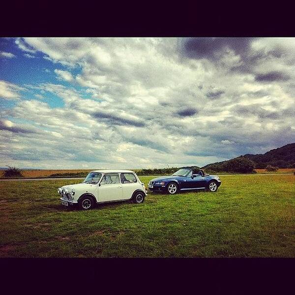 Mini Poster featuring the photograph #sky #skyscape #clouds #castlemorton by Boo Mason