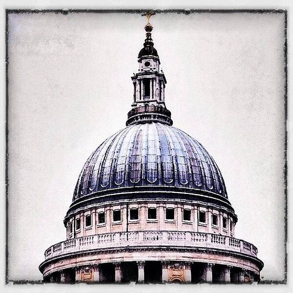 Stpauls Poster featuring the photograph St Paul's Cathedral #stpaulscathedral by Mark Thornton