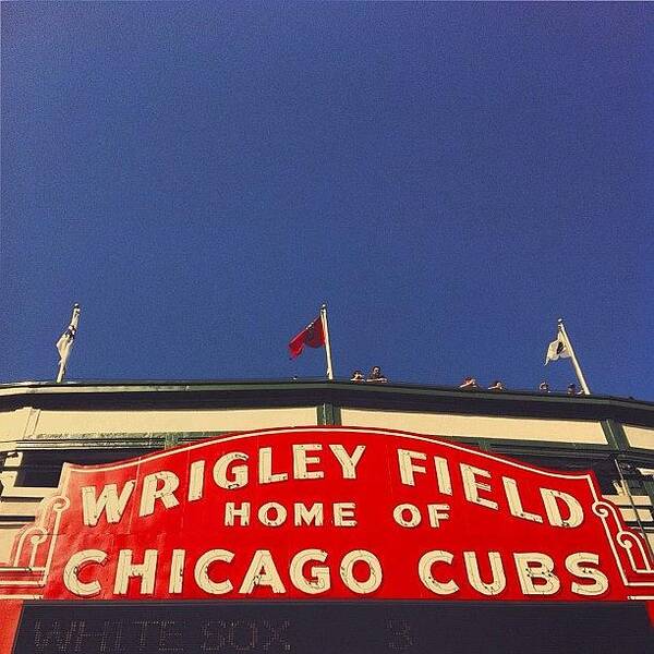 Chicabros Poster featuring the photograph Such An Amazing Stadium #chicabros by William Meier