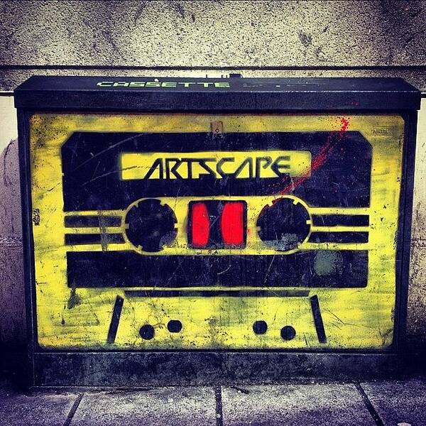 Art Poster featuring the photograph Urban Cassette by Antony Crafford
