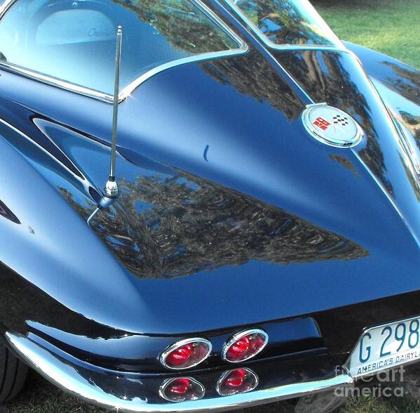 Stingray Poster featuring the photograph 1963 Corvette by Neil Zimmerman