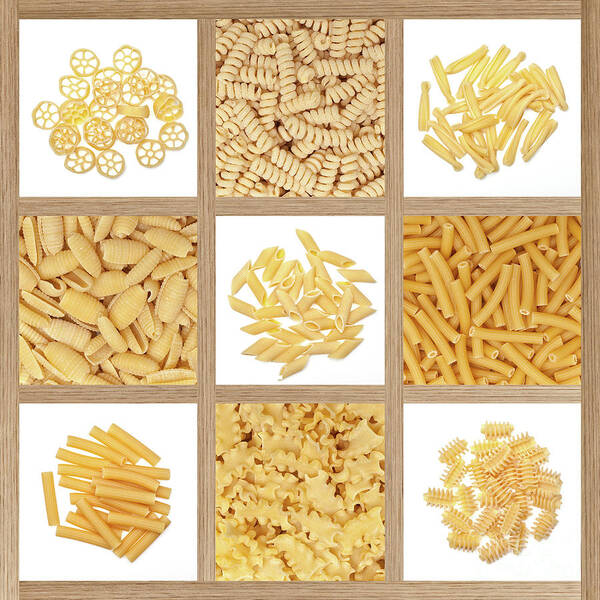 Pasta Poster featuring the photograph Italian Dry Pasta #2 by Gualtiero Boffi
