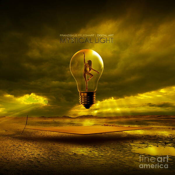 Light Poster featuring the digital art Mystical Light #2 by Franziskus Pfleghart