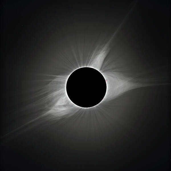 Eclipse Poster featuring the photograph 2017 Eclipse Totality's Corona by Dennis Sprinkle