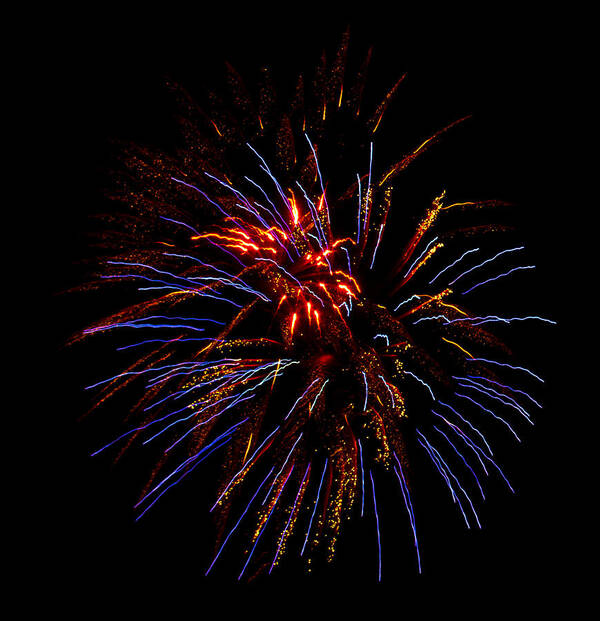 Fireworks Poster featuring the photograph 4th of July by Bill Barber