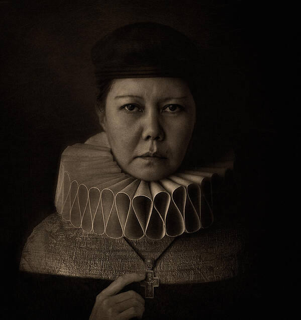 Portrait Poster featuring the photograph Untitled 4 by Svetlana Melik-nubarova