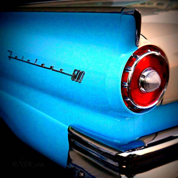 Ford Poster featuring the photograph 57 Ford Fairlane by Nick Kloepping