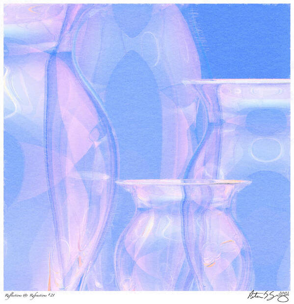 Glass Poster featuring the photograph Abstract Number 21 by Peter J Sucy