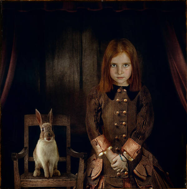 Rabbit Poster featuring the photograph Alice 2014 by Svetlana Melik-nubarova