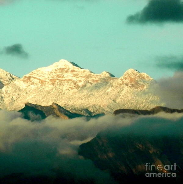 Mountains Poster featuring the photograph Am I in heaven yet? by Barbara Leigh Art