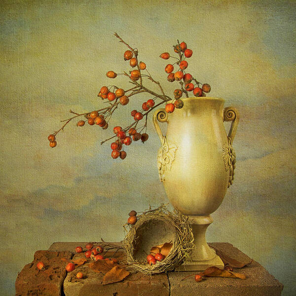 Dutch Masters Poster featuring the photograph Autumn Still Life by Theresa Tahara