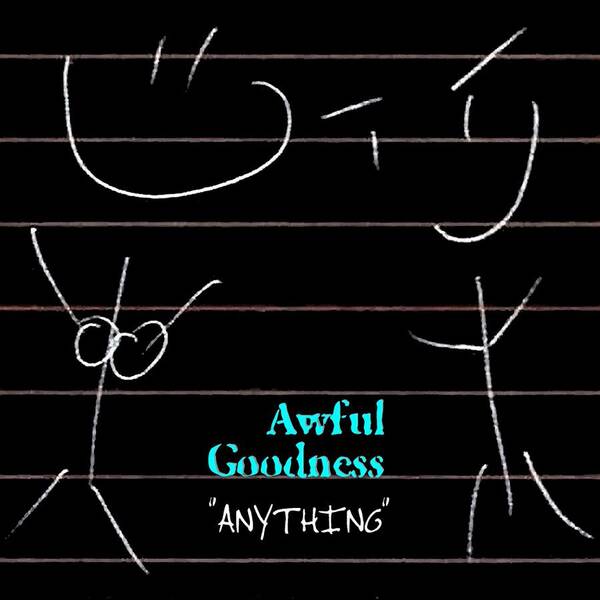 Album Cover Poster featuring the digital art Awful Goodness - Anything by Mark Baranowski