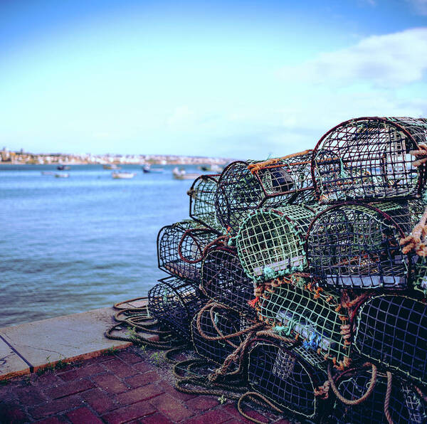 Cascais Poster featuring the photograph Basket Traps by Nisah Cheatham