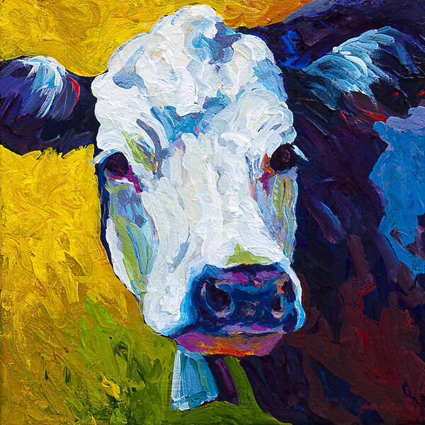 Cows Poster featuring the painting Belle by Marion Rose