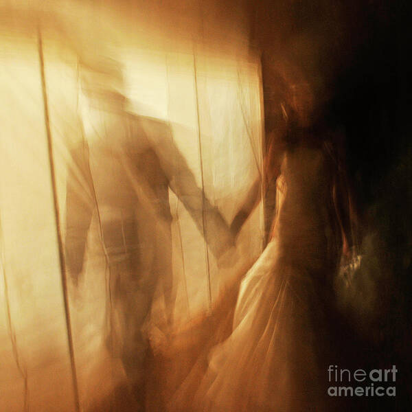 Blur Poster featuring the photograph Bride And Groom Arrival 01 by Rick Piper Photography