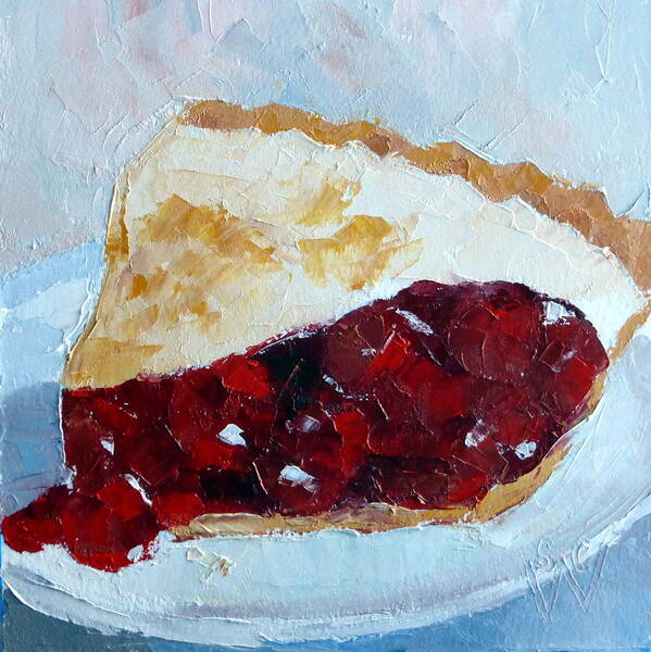 Oil Painting Poster featuring the painting Cherry Pi by Susan Woodward