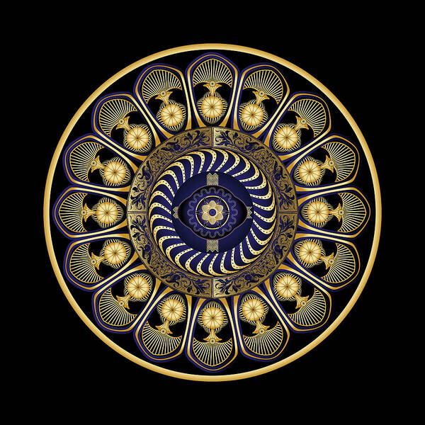 Mandala Poster featuring the digital art Circulosity No 2797 by Alan Bennington