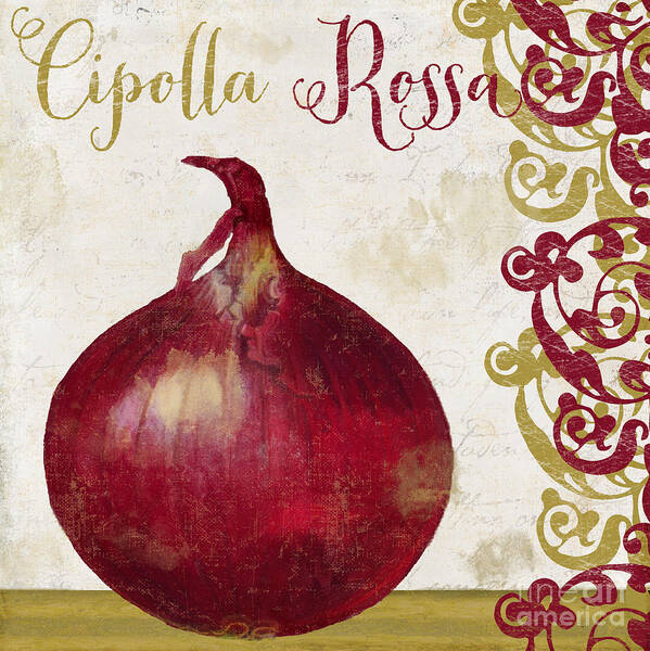 Cucina Italiana Onion Poster by Mindy Sommers - Fine Art America