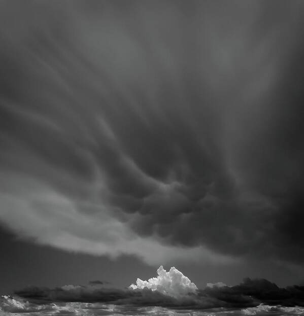 Clouds Poster featuring the photograph Dark and Stormy by Rand Ningali