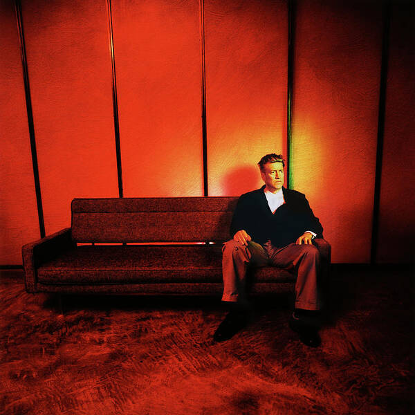 Actor Poster featuring the photograph David Lynch Red by Yo Pedro