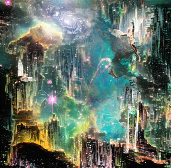 Canvas Poster featuring the digital art Eternal Kingdom by Bruce Rolff