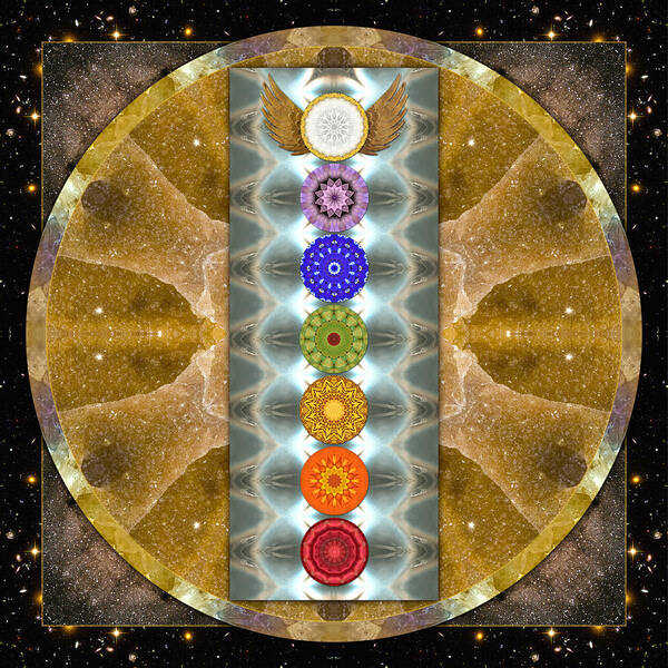 Chakras Poster featuring the photograph Evolving Light by Bell And Todd
