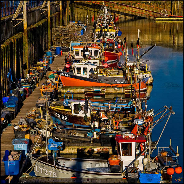 Brighton Poster featuring the photograph Fishing Fleet by Chris Lord